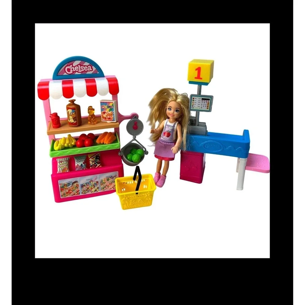 Barbie Chelsea Can Be Snack Stand Playset with Doll and Accessories GTN67